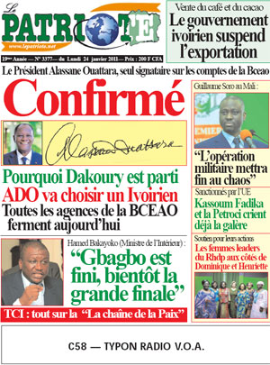 Le Patriote N° 3377