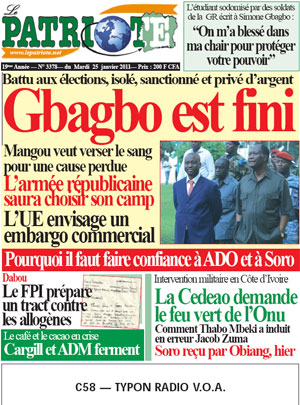 Le Patriote N° 3378