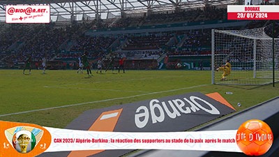 Can Alg Rie Burkina La R Action Des Supporters Au Stade De La