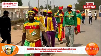 Can De Finale Mali C Te D Ivoire L Arriv E Des Supporters Au