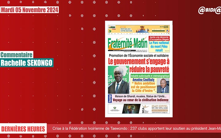 Le Titrologue Du 05 11 2024 Promotion De L économie Sociale Et