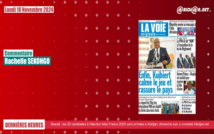 Le Titrologue du 18 11 2014 : Retour de Laurent Gbagbo sur la liste ...