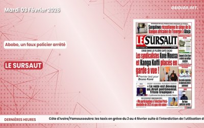 Titrologue du mardi 03 février 2026/ Abobo, un faux policier arrêté