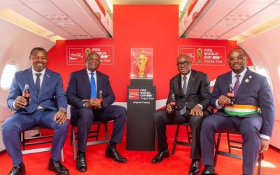 Arrivée de la coupe du monde en côte d’ivoire par l’aéroport FHB d’Abidjan