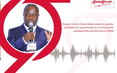 Religion: le frère Clément Akobé donne les grandes articulations du quarantenaire de la Communauté catholique Mère du Divin Amour (CMDA)