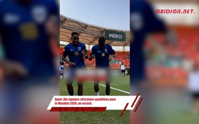 POINT AFRIK/Sport : Dix équipes africaines qualifiées pour le Mondial 2026, un record