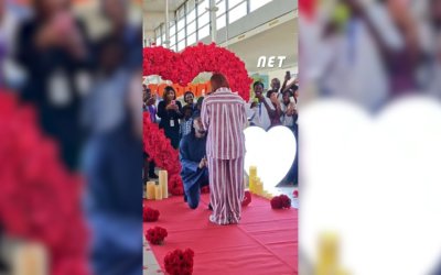 Serey Dié surprend Josey avec une demande en mariage mémorable à l'aéroport FHB