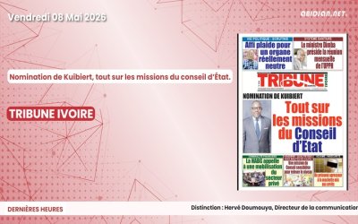 Titrologue du vendredi 08 mai 2026/Nomination de Kuibiert, tout sur les missions du conseil d’État
