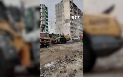 Ukraine: sur les décombres des bombardements russes sur Kiev dans la nuit du 13 au 14 mai 2026