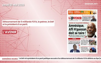 Titrologue du jeudi 21 mai 2026/Lutte contre le trafic du gaz butane: Plusieurs sites de transvasement illégal démantelés