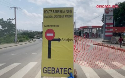 Bingerville - le chantier du pont CIE accuse du retard