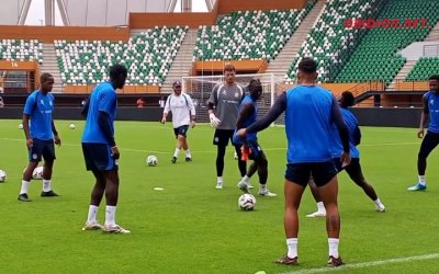 L'Olympique de Marseille à l'entraînement au stade félicia.