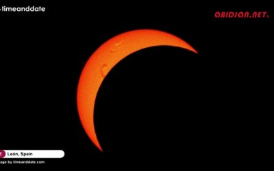 Une rare éclipse totale au-dessus de l'Espagne.