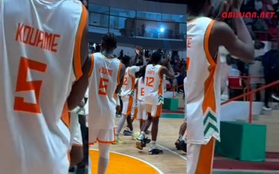 Afrobasket U18 : L'ambiance survoltée et la joie des Éléphants juniors après leur victoire.