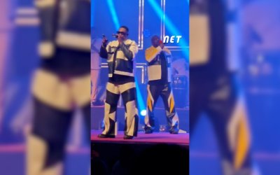 Yodé et Siro mettent le feu sur scène en Live lors de leur concert.