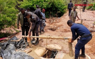 Côte d’Ivoire - plus de 1 100 sites d’orpaillage illégal déguerpis en sept mois.