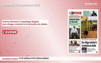 Titrologue du vendredi 4 septembre 2026/Orpaillage illégale, des villages résistent à la tentation du diable.