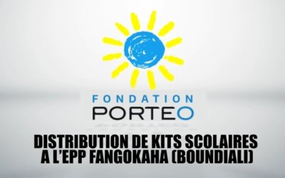 Fondation Porteo : des kits scolaires pour les élèves de l’EPP Fangokaha.